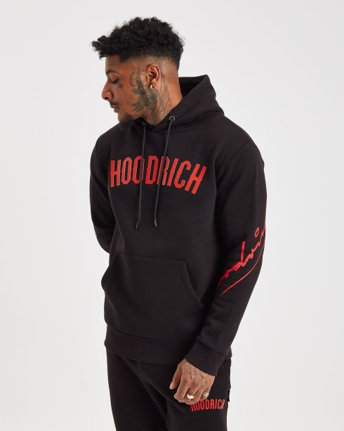 Moletom Preto/vermelho/branco Hoodrich Og Tycoon