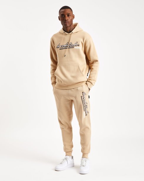 Og Ink Joggers Creme Irlandês/branco/nogueira Hoodrich