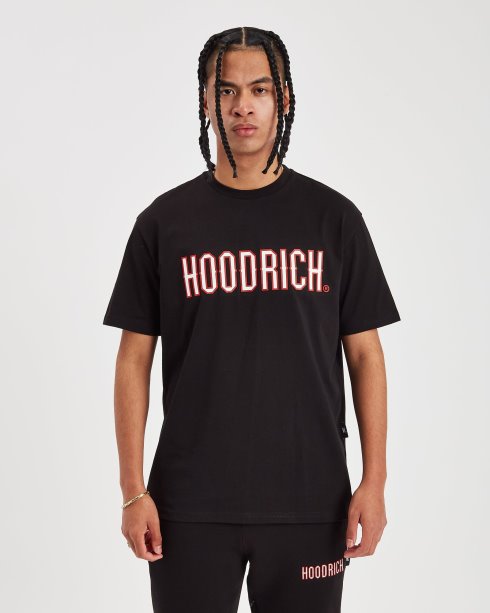 Camiseta Preto/branco/lychee Hoodrich Og Crush V2