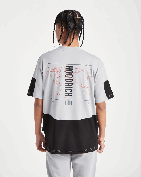 Hoodrich Og Aspire T-shirt Granizo/preto/fiesta