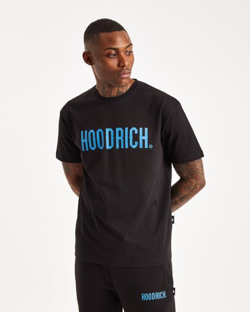 Camiseta Preta/azul Hoodrich Og Core