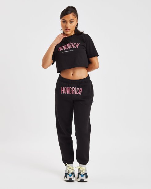 Hoodrich Og Brisa Joggers Preto/branco/rosa