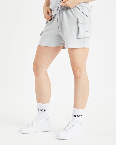 Shorts Cargo Og Frenzy Oyster/white/violet Hoodrich