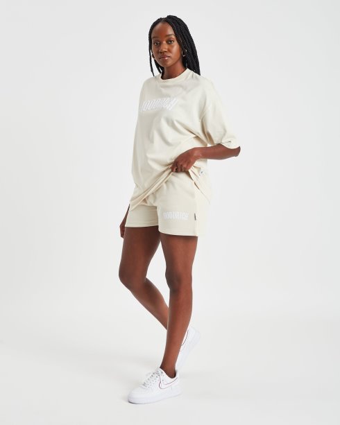 Shorts Hoodrich Oatmeal/white Og Storm